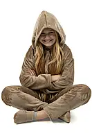 Пижама детская теплая для девочки, удобная одежда для дома и сна