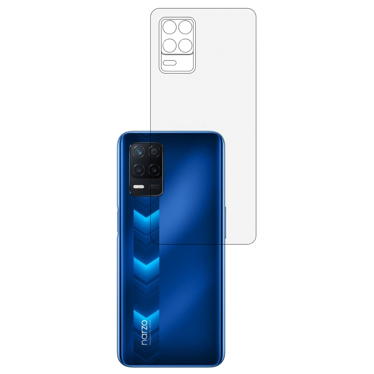 Плівка на задню панель Mietubl HD для Realme Narzo 30 5G, фото 1