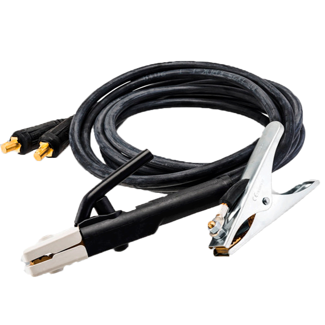 Зварювальні кабелі з електродотримачем та клемою "маса" КСК-10х3+3 10-25