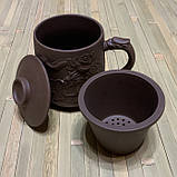 Чашка заварювальна з ситом небесний дракон 500 мл, фото 2