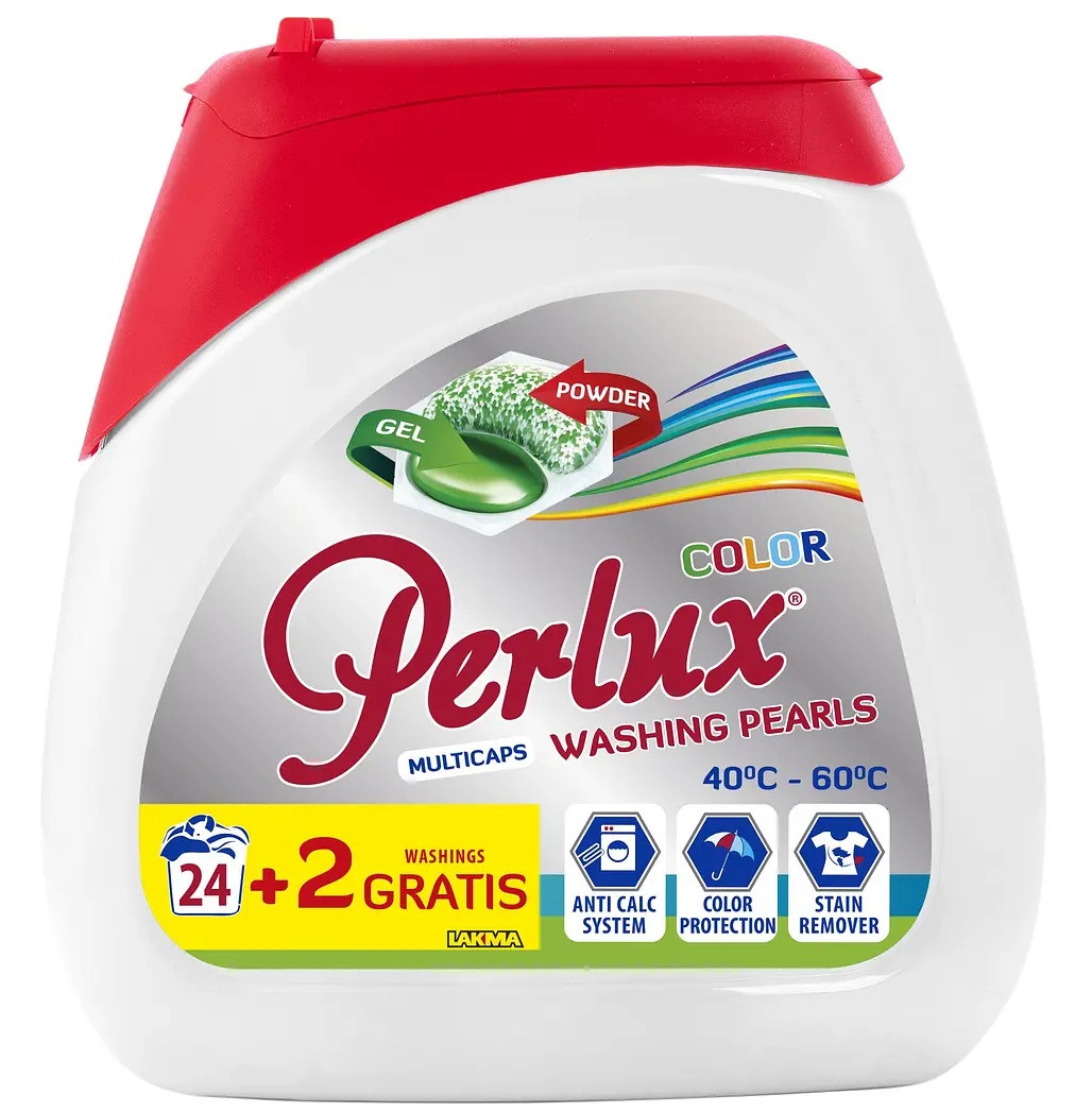 Капсули для прання Perlux Color 24+2 шт., фото 1
