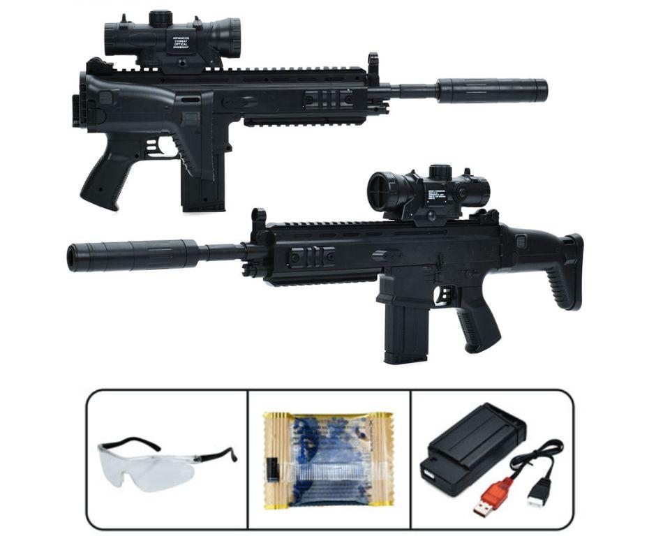 Автомат детский  с водными пулями и очками 666-2S, фото 1