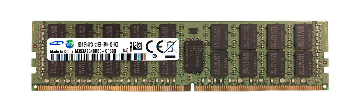 Сервена пам'ять Samsung DDR4 16GB PC4-2133P DIMM ECC REG M393A2G40DB0-CPB0Q Б/В