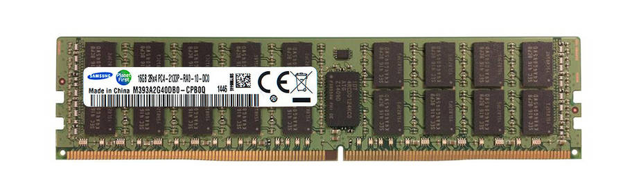 Сервена пам'ять Samsung DDR4 16GB PC4-2133P DIMM ECC REG M393A2G40DB0-CPB0Q Б/В, фото 1