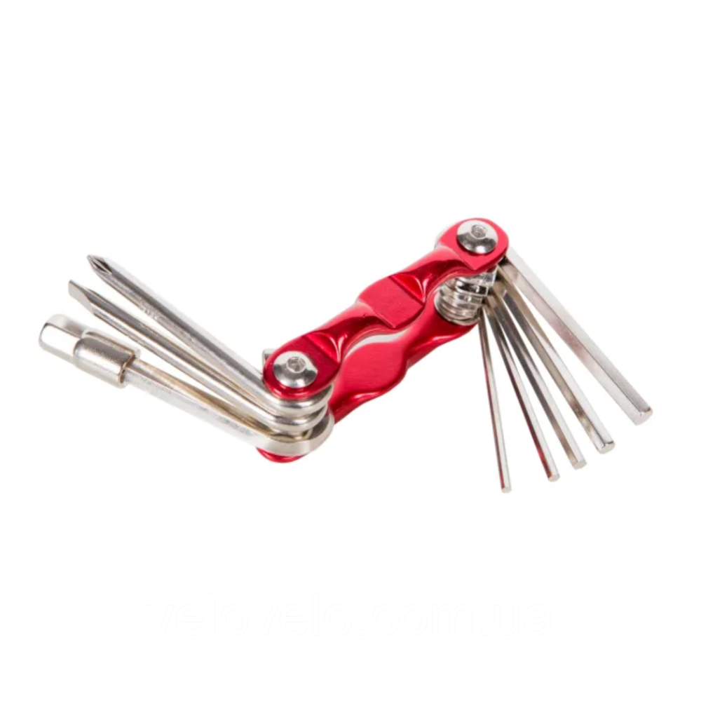 Мультитул KENLI KL-9833B 9 в 1 металевий корпус