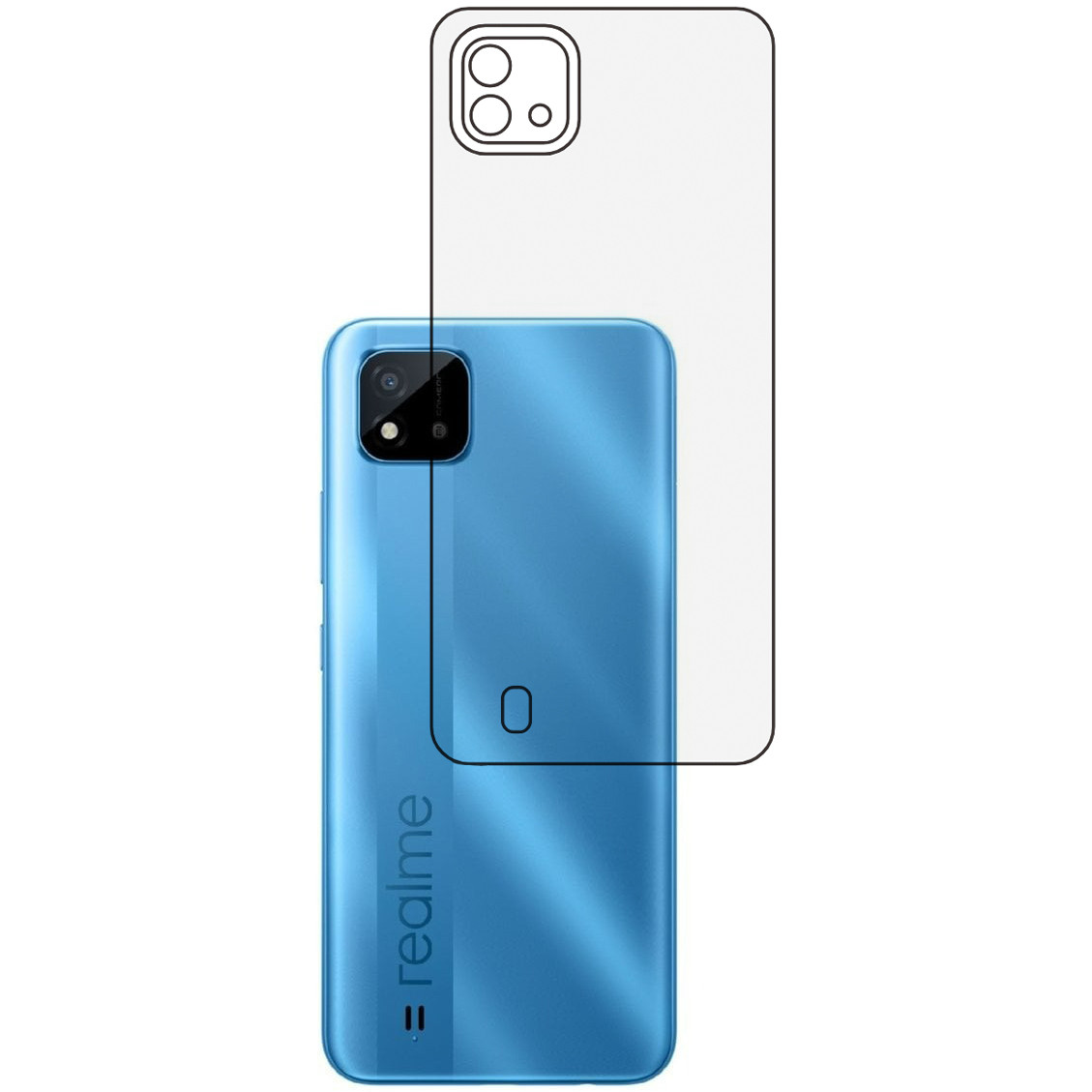 Плівка на задню панель Mietubl HD для Realme C11 2021, фото 1