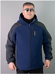 Чоловіча тепла кофта флiс БАТАЛ (р-ри: 56-64 BN566-2 вир-во КНР.
