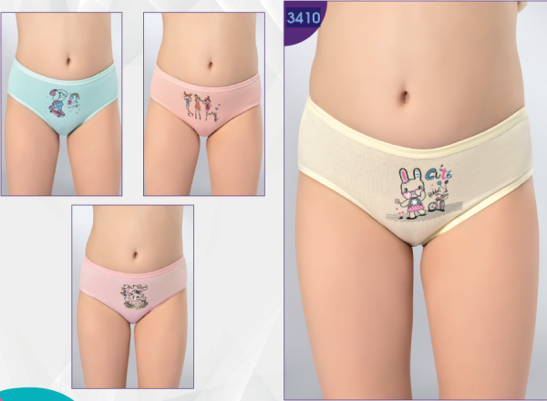 Дитячі бавовняні труси для дівчинки з 3 до 12 років TM Kota, фото 1