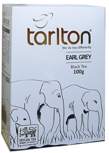Чай черный Тарлтон "Erl Grey" бергамот 100г, фото 1