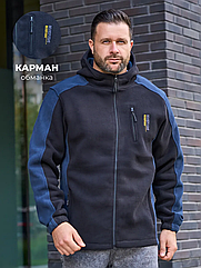 Чоловіча тепла кофта флiс НОРМА (р-ри: 48-56) BN486-2 вир-во КНР.