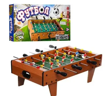 Настільна гра Футбол Limo Toy на штангах поле 69×37 см, фото 1