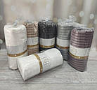 Простирадло сатинове на гумці Bestina 180 на 200 см з наволочками, фото 2