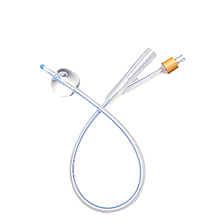 Нефростома силіконова Foley 10F 45cm з балоном відкритий кінчик
