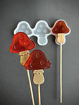 Силіконовий молд для льодяників "Гриб 2"