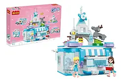 Конструктор 3061 Cogo Girls Fairy Модний будинок 4 в 1 Зимовий будиночок, 648 деталей