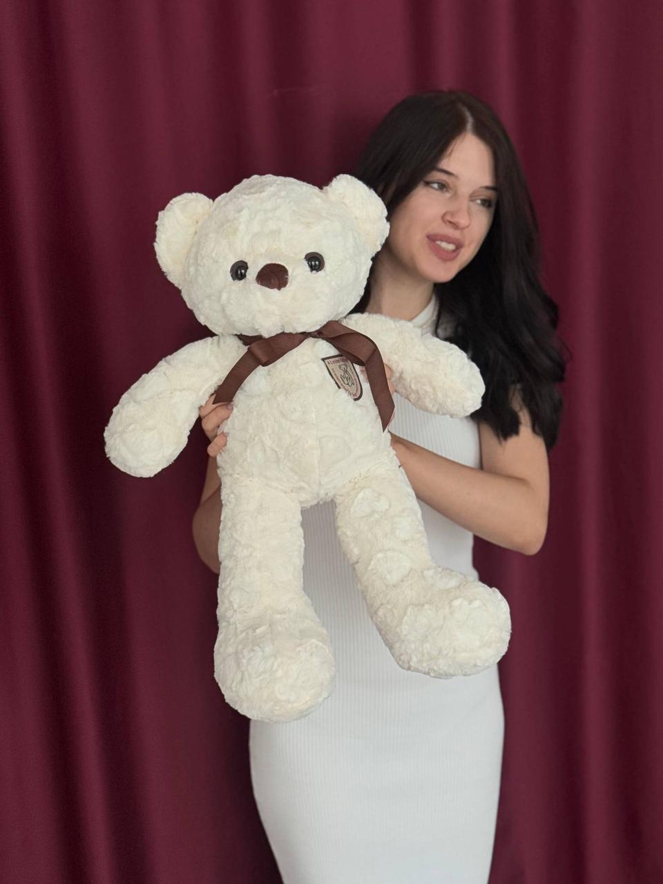 М'яка іграшка Ведмедик білий 55см, фото 1
