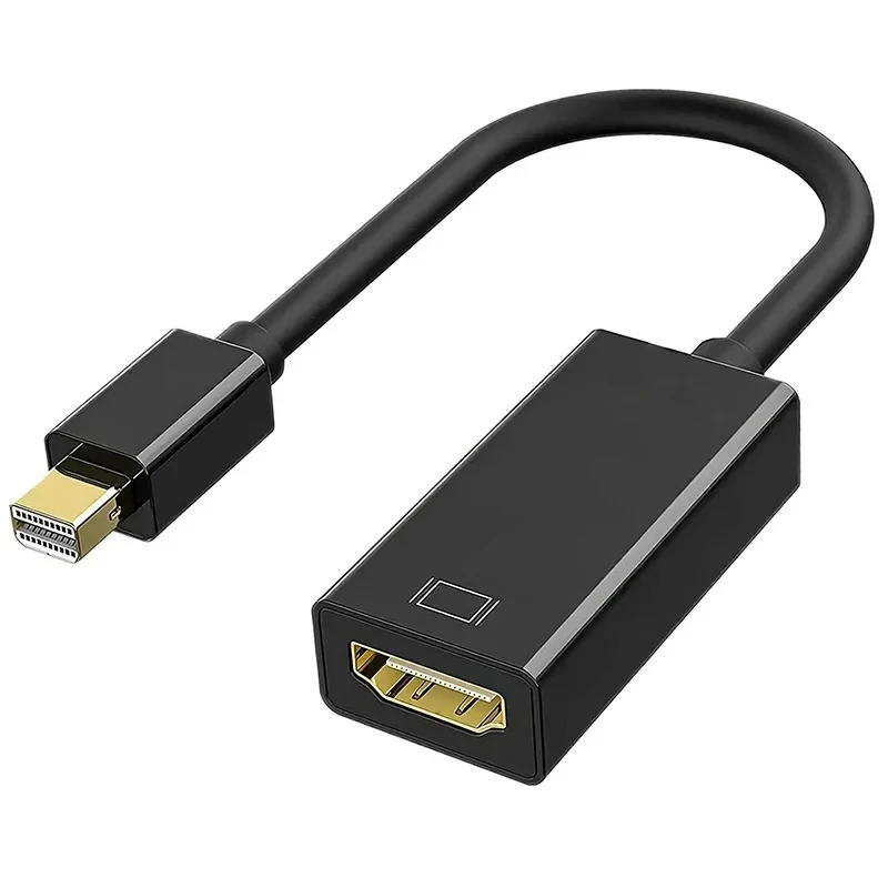 Переходник mini DisplayPort to HDMI v.2 black, фото 1
