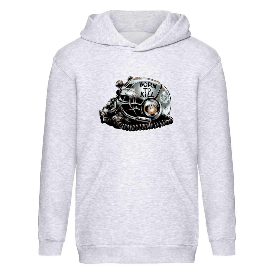 Худі Фоллаут (Fallout 005) сіре, 116-128-140-152-164 розмір, фото 1