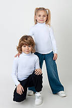 949-18А Біла дитяча водолазка тм АВЕКС розмір 104 см, фото 5