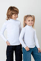 949-18А Біла дитяча водолазка тм АВЕКС розмір 104 см, фото 4