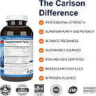 Carlson Elite Omega-3 Natural Lemon 1600 мг 240 капсул, фото 2