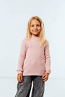 Світло-персиковий гольф для дівчаток, рубчик із начосом Тм Авекс