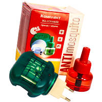 Фумигатор Anti mosquito против комаров в комплекте с жидкостью на 45 ночей 30 мл 4820055140690 corvette