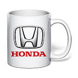Чашка з друком "Honda" 330 мл (колір білий) (32608), фото 2
