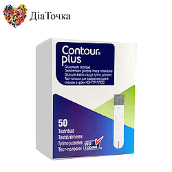 Тест-смужки Контур Плюс (Contour Plus) 50 шт 1 пачка