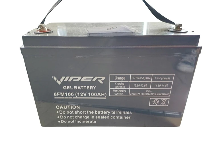 Gel Viper 6-CNF-100 12V 100AH Акумуляторна батарея, фото 1