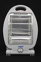 Кварцовий обігрівач A-PLUS 400/800 Вт (з термостатом, 2 режими, захист від перегріву)