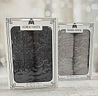 Набір махрових рушників Doruk Tekstil у подарунковій коробці 70 на 140 см та 50 на 90 см, фото 5