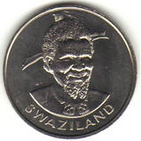 Есватіні (Свазіленд) › Король Собуза II 1 ліланґені, 1981 ФАО - Їжа насамперед Мідно-нікелевий сплав, 11.65g, ø 30mm №2531, фото 2