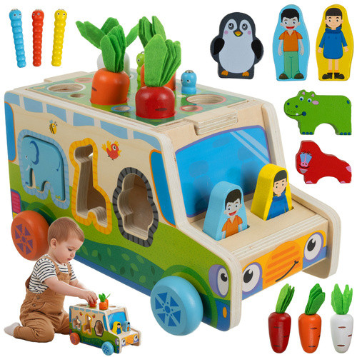 Дерев’яна машина-конструктор сортер для самостійного збору Kruzzel 26250, фото 1