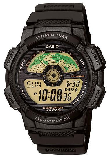 Чоловічі годинники Casio AE-1100W-1BVEF, фото 1
