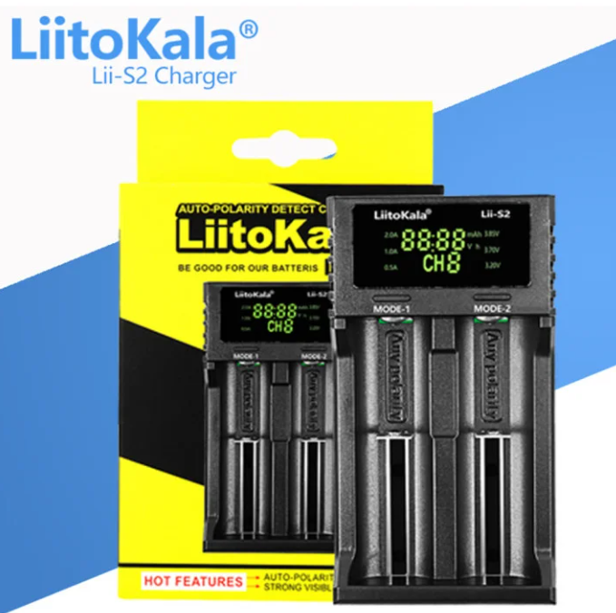 Зарядний пристрій LiitoKala Lii-S2 battery charger