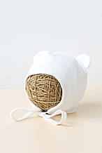 Велюрова шапка "Ari", молочна