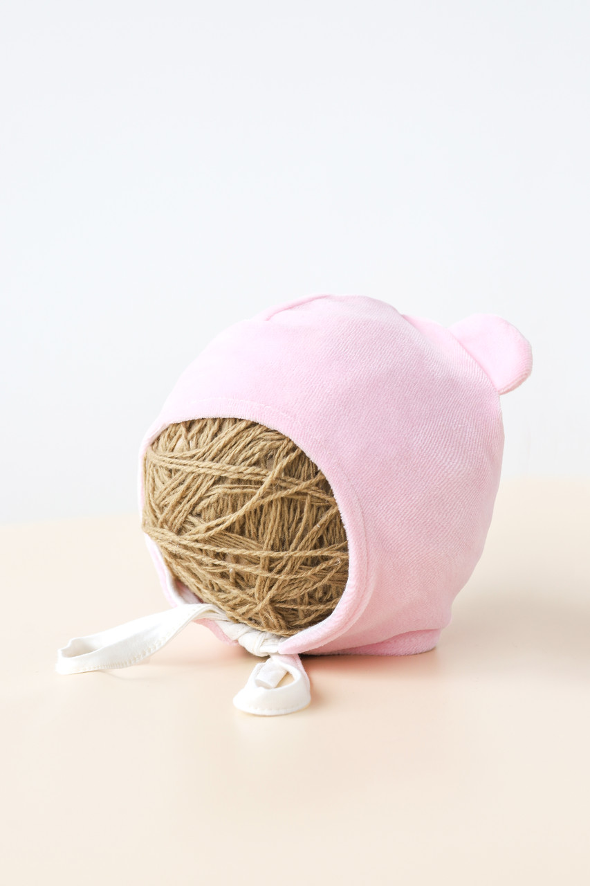 Велюрова шапка "Ari", Рожева, фото 1