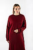 Плаття максі вʼязане бургунді 83110 (2000000155371), фото 4