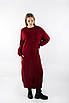 Плаття максі вʼязане бургунді 83110 (2000000155371), фото 5
