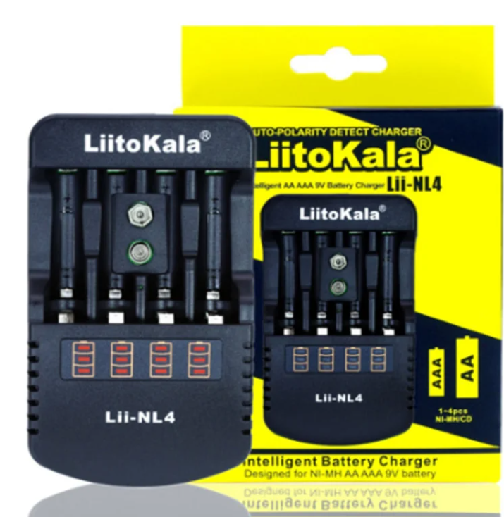 Зарядний пристрій LiitoKala Lii-NL4+EU battery charger