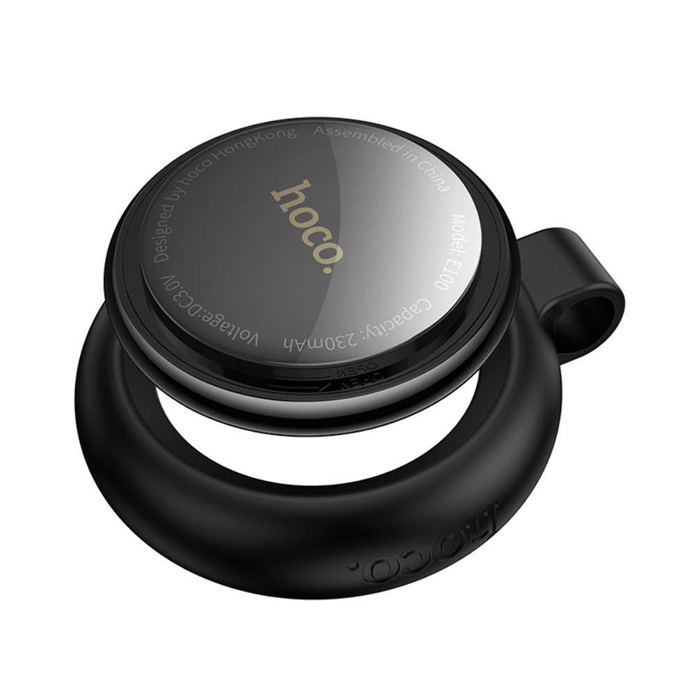 GPS-трекер Hoco E100 у комплекті з чохлом black - фото 1 - id-p2784432027