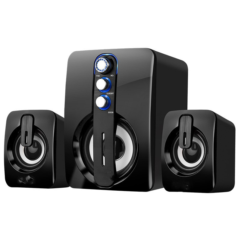 Колонки для ПК комп'ютера із cабвуфером 2.1 usb D003V D, фото 1