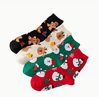 Шкарпетки новорічні 4 пари розмір 39-42