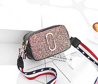 Жіноча сумочка клатч Marc Jacobs з блискітками через плече (513801)