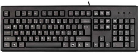 Клавіатура A4Tech KR-83 Black, фото 1