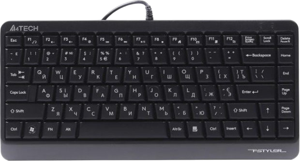 Клавіатура A4Tech Fstyler FKS11 Grey