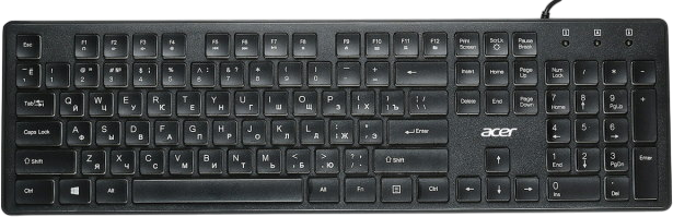 Клавіатура Acer OKW020 Black (ZL.KBDEE.013)