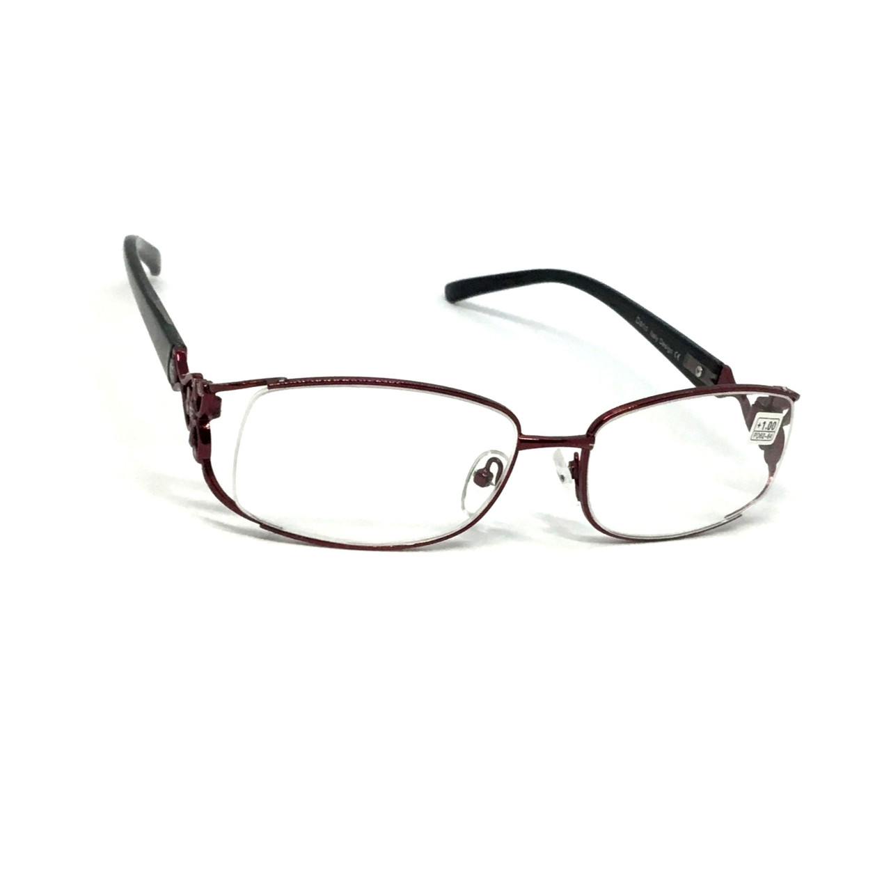 Жіночі металеві окуляри 1910 червоні