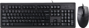 Комплект (клавіатура + миша) A4Tech KR-8372S Black